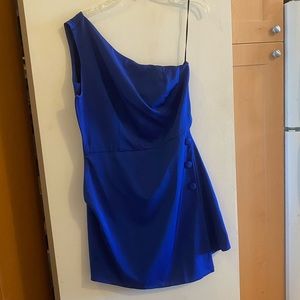 GORGEOUS BLUE DRESS WORN ONCE!